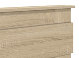 Bed Frame with Headboard Sonoma 140 x 200 cm Solid Pine Wood 3409761