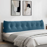 Back Pillow Blue 200 x 24 x 50 cm Velvet 42014602