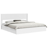 Bed Frame with Storage and Headboard White 180 x 200 cm 3414359
