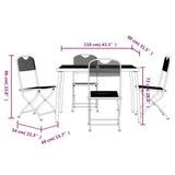 Garden Dining Set Anthracite Expanded metal mesh with e-coating 3211812
