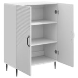 Sideboard High Gloss White 66 x 34.5 x 89.5 cm Engineered Wood 894819
