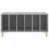 Record Cabinet Concrete Grey 100x38x48 cm Engineered Wood 831977