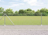 Welded Wire Fence with Concrete Base 25 x 1 m 3353799
