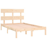 Bed Frame without Mattress 140x190 cm Solid Wood 3104653