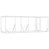 Outdoor Dog Kennel Silver 6x2x2 m Galvanised Steel 3190459