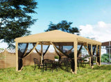 3 x 6m Pop Up Gazebo, Outdoor Canopy Shelter, Marquee Party Wedding Tent with 6 Mesh Walls and Carry T3398P317651