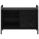 TV Cabinet 67.5 x 33 x 50 cm Black Oak 8013698