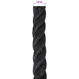 Jute Rope 16 Black 100% Tossa jute 42011627