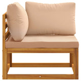 Sectional Corner Sofa with Cushions Natural 42028336