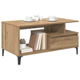 Coffee Table Artisan Oak 90 x 49 x 45 cm Engineered Wood 881052