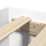 Bed Frame without Mattress White 200x200 cm Engineered Wood 3295443