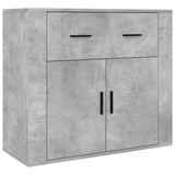 Highboard Concrete Grey Engineered Wood 3185379