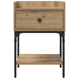 Bedside Table 2 pcs Artisan Oak 40 x 29 x 60 cm Engineered Wood 881829