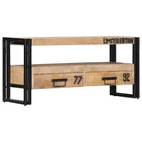 TV Cabinet 100x30x45 cm Solid Mango Wood 249858