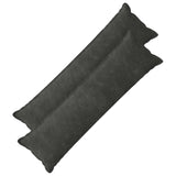 Cushion with Pillow HOUTEN 2 pcs Anthracite Microfiber Fleece 934408
