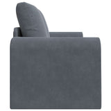 Sofa Bed Dark Grey 148 x 71 x 83 cm Velvet 4106685