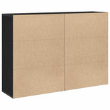Sideboard 2 pcs Black Oak 60 x 31 x 84 cm Engineered Wood 3334304