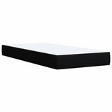 Box Spring Bed with Mattress Black 100x200 cm Fabric 3285801