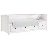 Day Bed without Mattress White 90x190 cm Single Solid Wood Pine 820912