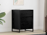 Sideboard Black Oak 42 x 36 x 75.5 cm Engineered Wood 886546