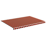 Replacement Fabric for Awning Orange and Brown 5x3.5 m 311962