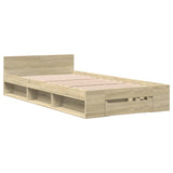 Bed Frame with Drawer without Mattress Sonoma Oak 100x200 cm 3280792