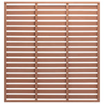 Fence Panel WPC 180x180 cm Brown 318109