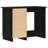 Desk with Drawer Black Oak 100 x 50 x 76 cm Engineered Wood 862464