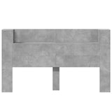 Headboard Concrete Grey Engineered Wood 3418691