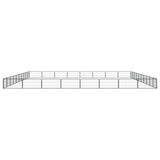 36-Panel Dog Playpen Black 100x50 cm Powder-coated Steel 3115974