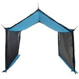 Camping Tarp with Mesh Walls Blue 340 x 260 x 220 cm 42028564