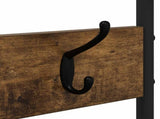 Coat Stand with Shoes Bench Smoked Oak 120.5 x 34 x 190 cm 8012040