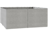 4 Pack Replacement Gazebo Curtains Privacy Panel for Most 3 x 4m Gazebo Canopy Pavillion Outdoor T3398P313633