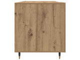 Desk with Shelf Artisan oak 140 x 50 x 75 cm Engineered wood 879523