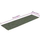 Stair Mats Self-adhesive 30 pcs 76x20 cm Green Rectangular 3365732