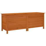 Garden Storage Box Brown 150x50x56.5 cm Solid Wood Fir 364759