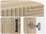 Bathroom Cabinet with Open Shelf HAARLEM Sonoma Oak 896817