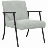 Armchair Light Grey 59 x 75 x 78 cm Velvet 42017679