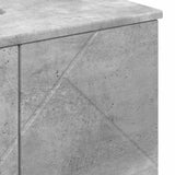 Bathroom Furniture Set 3 pcs Concrete grey Engineered wood 3392946