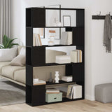 TV Cabinet Set Black Oak 100 x 24 x 155 cm Engineered Wood 862698