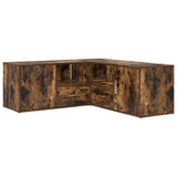 Corner Cabinet Smoked Oak 200x40x45 cm Engineered Wood 3307832