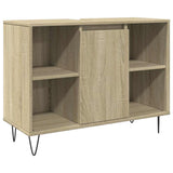 Bathroom Cabinet Sonoma Oak 80x33x60 cm Engineered Wood 849680
