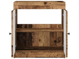 Bathroom under Sink Cabinet Old Wood 78.5 x 37.5 x 81 cm 890022