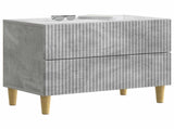 Bedside Cabinet Concrete Grey 62 x 34.5 x 48 cm Engineered Wood 894548