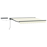 Electric Retractable Awning Cream and Anthracite 3.5 x 2 m 3421960