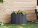 Planter Anthracite 60 x 30 x 50 cm Steel 883719