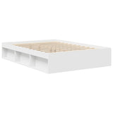 Bed Frame without Mattress White 140x190 cm 3203901