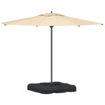 ZNTS 2-Piece Umbrella Base Set: 110kg Sand or 70kg Water 42006933