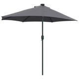 Garden Parasol Anthracite 294 x 150 x 223 cm 42003261