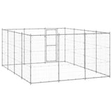 Outdoor Dog Kennel Galvanised Steel 14,52 m 3082318
